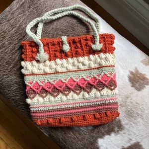 Handmade wool “Grandma” purse